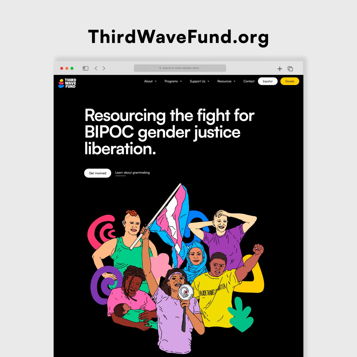 We have a new logo &amp; website!

Through a year-long partnership with @casabluestudio, we worked diligently together to ensure that our new logo and platform reflects our growth, values, and relentless dedication to responsive grantmaking 🌟

Check it out: thirdwavefund.org