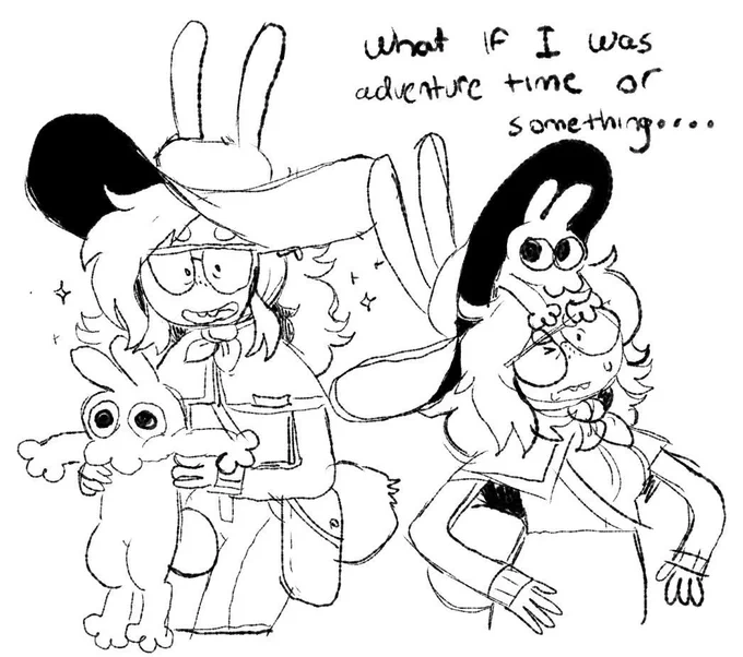 What if I was in adventure time or something

I don't know what I'd say or do.. just.. what if.. 