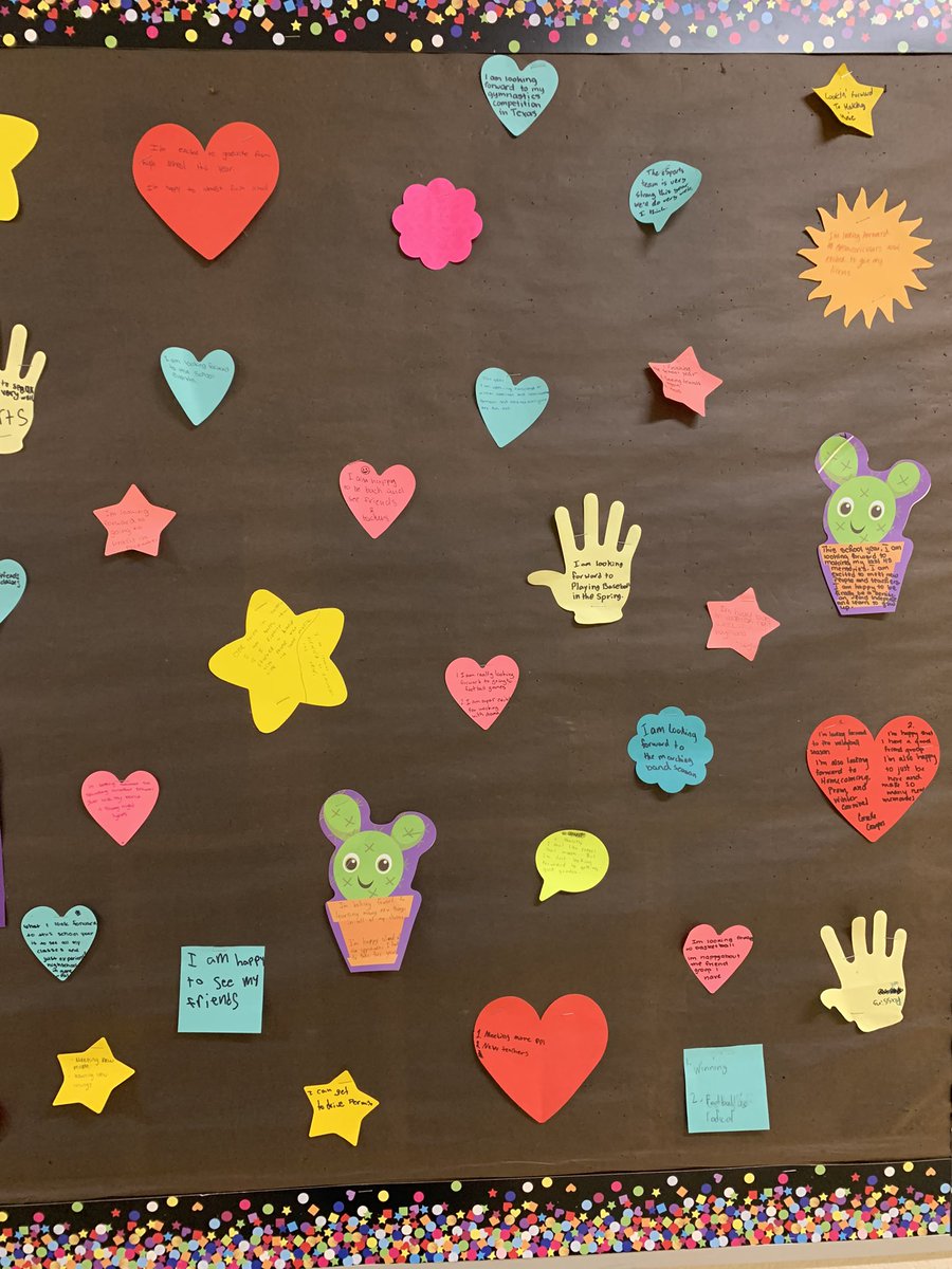 Off to a fantastic start this school year - here are some of the great things people are looking forward to! 🍎📓