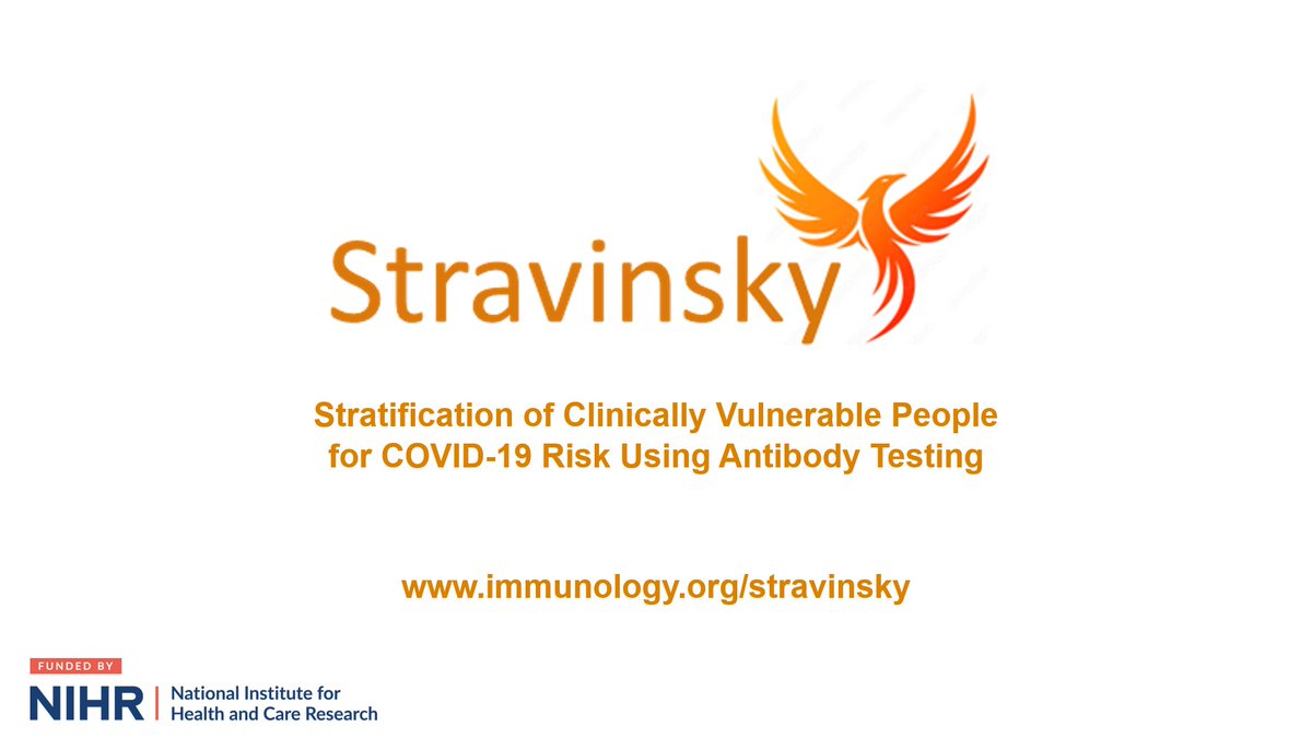 We are opening participant recruitment for our #STRAVINSKYstudy.  As we do so, we want to provide info on how you can find out more about our research &amp; how to get involved 1/🧵

1. Visit our website &amp; read our info on participant recruitment👉 immunology.org/partnerships/s…
