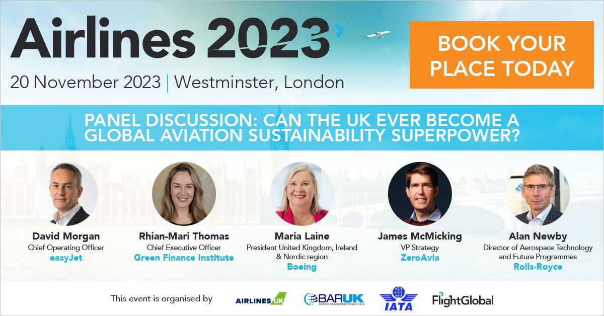 A fantastic panel line-up at #Airlines2023. Join over 200 key stakeholders, Govt officials, suppliers and media to hear from Sir Tim Clark, Sean Doyle, Marie Owens Thomsen and many others. Discounts for <a href="/AvClubUK/">The Aviation Club UK</a> and <a href="/BritishAviation/">BritishAviationGroup</a>  members - PM me for special rates. #aviation