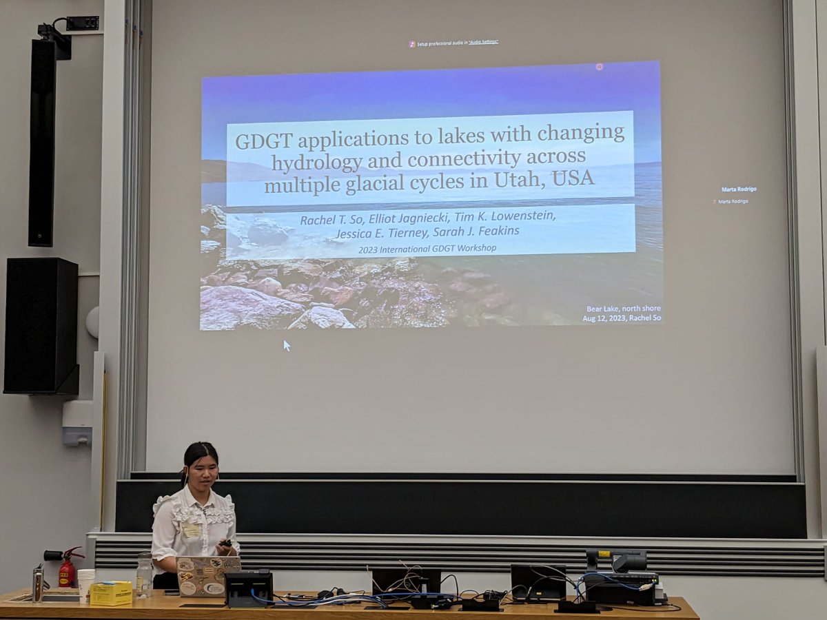 I'm very honored and excited that I got to give a talk at the 2nd International GDGT Workshop in Zurich this past week. I had a wonderful time chatting with old and new colleagues alike. Already can't wait to see what the next GDGT Workshop will bring us!!