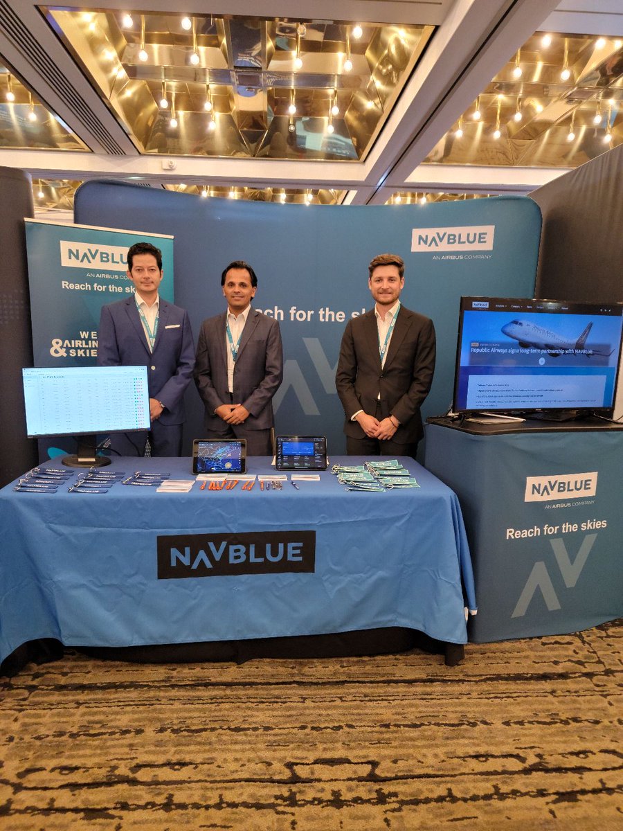 What a wonderful start to our participation in this year's MRO &amp; Flight Operations IT Conference - Americas! Haven’t you heard? We have signed a long-term partnership with Republic Airways.

Come and visit us in our booth to discover more👇
<a href="/AircraftCommrce/">Aircraft Commerce</a> <a href="/AircraftIT/">AircraftIT</a>