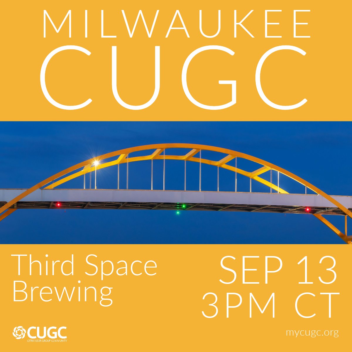 myCUGC's tweet image. Can&apos;t wait to see our Milwaukee #myCUGC friends tomorrow at Third Space Brewing! Still time to register and join in the fun: mycugc.org/events/details…

#Citrix #CloudSoftwareGroup