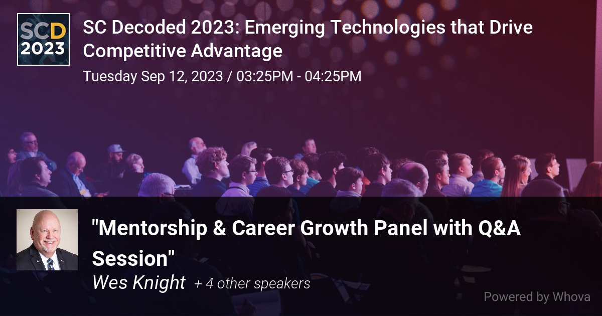needling_world's tweet image. Are you at #SCDecoded today? Don&apos;t forget to stop by and hear Wes Knight, our very own CISO, speaking on the Mentorship and Career Growth Panel at 3:25pm!