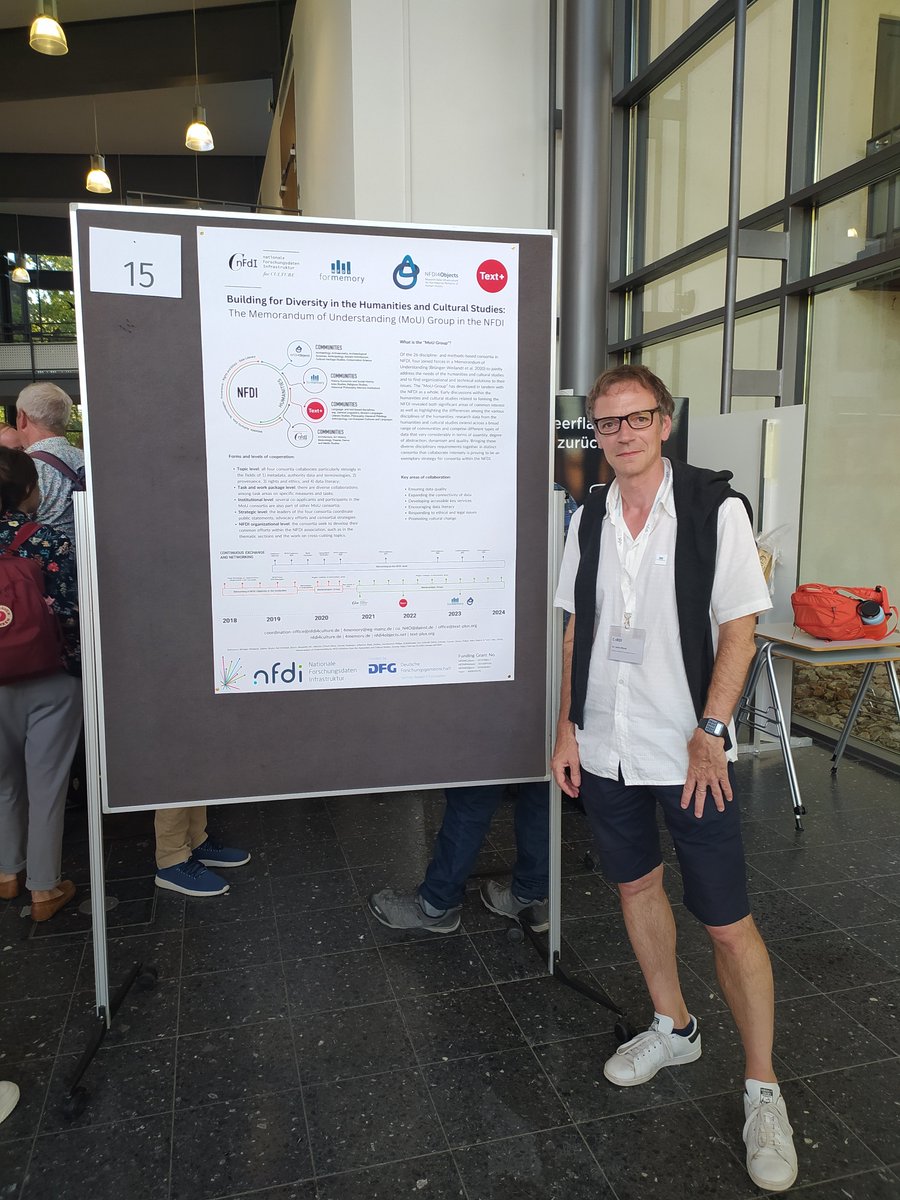 Proudly present our poster of the MoU group (<a href="/nfdi4culture/">@nfdi4culture@nfdi.social</a>, <a href="/Textplus_NFDI/">Text+ Forschungsdateninfrastruktur</a>, <a href="/nfdi4objects/">NFDI4Objects</a> &amp; <a href="/NFDI4memory/">NFDI 4Memory (@NFDI4memory@nfdi.social)</a>) on CoRDI of the <a href="/NFDI_de/">NFDI - @NFDI@nfdi.social</a> 

#nfdi #mougroup #humanities #culturalstudies