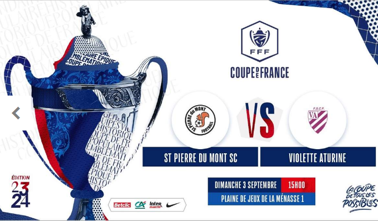 media_40's tweet photo. #CoupeDeFrance #Football - Voir le replay du derby du 2ème tour à #Ménasse entre #SaintPierreDuMont et #AireSurAdour sur la #chaîneYouTube #Média40 en suivant ce lien https://t.co/3glVHElGIU https://t.co/Ac7XD7yJjj