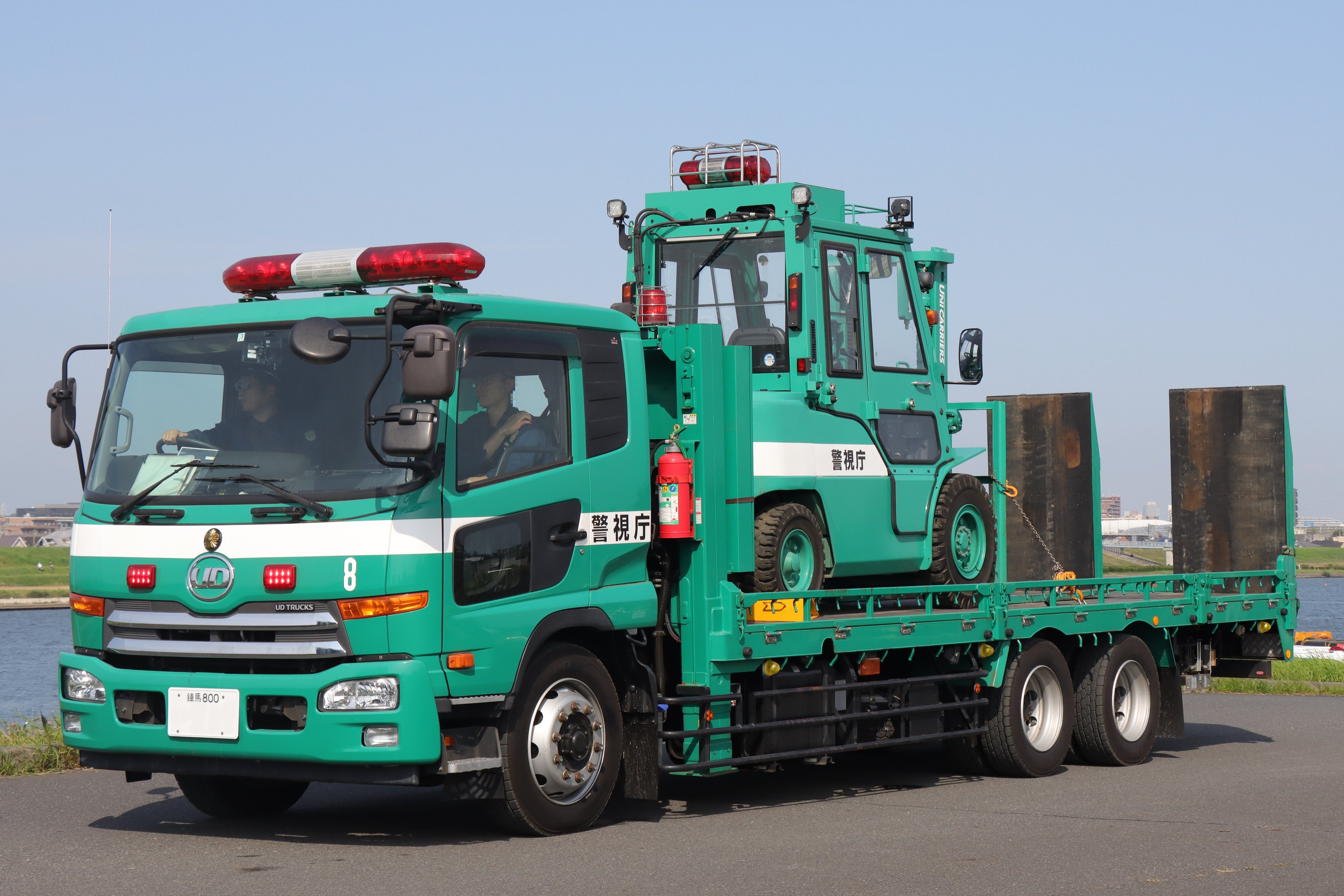 2013年 10台 建機 作業車 東京都清掃局 ゴミパッカー車 消防車