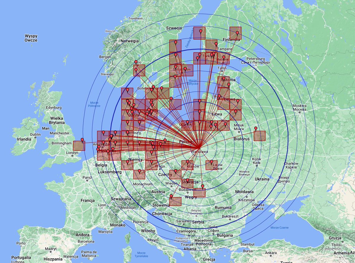 Great #TROPO on #144MHz over 100 #QSO with 58 #WWL / 47QSO's >800km / 12QSO's >1000km 
ODX G4LPP🏴󠁧󠁢󠁥󠁮󠁧󠁿 1311km in JO02 
Thanks to @dc7ccc tools.adventureradio.de/analyzer/
#hamradio #VHFDX @DX_World @sp_vhf_c  @SP4K @SO3Z_Andy @iv3kkw @DR9A_team @M0JCQ @ei7gl @Icom_UK @wimo_de @M2Antennas