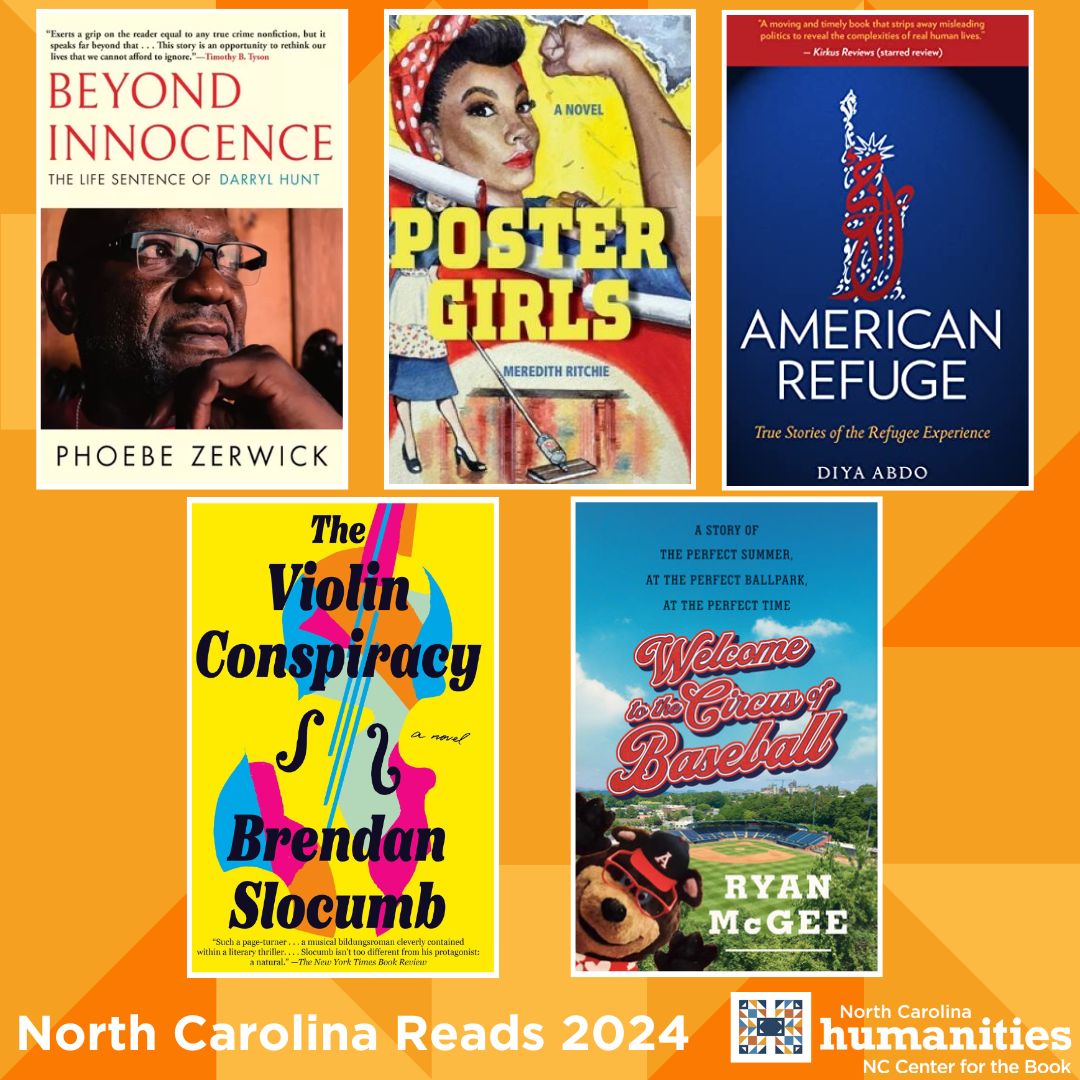 North Carolina Reads, #NCHumanities statewide book club, is back! The 2024 selections will explore issues of racial, social, and gender equity and the history and culture of North Carolina. Learn more at: nchumanities.org/ncreads-24-ann…