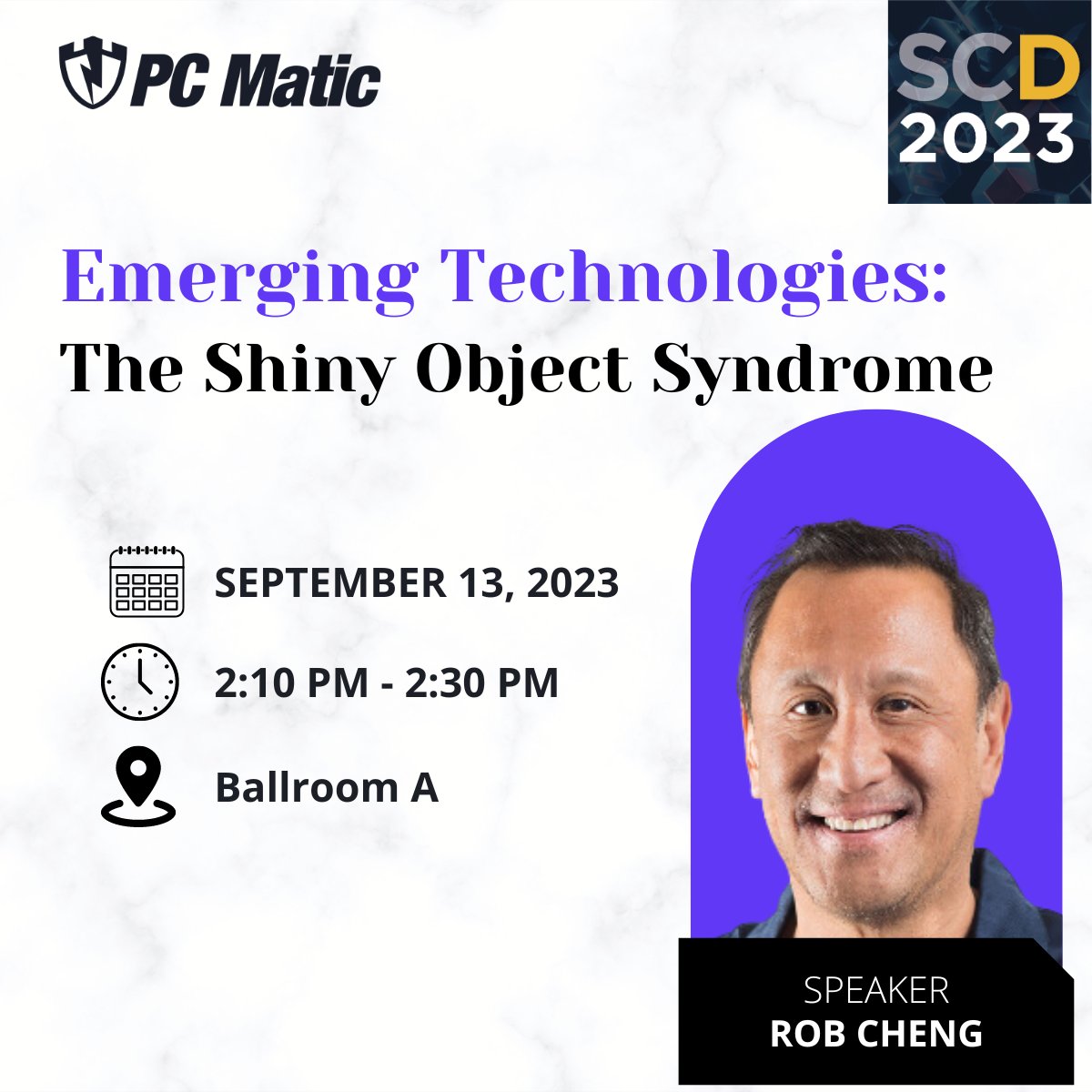chengrob's tweet image. I&apos;m excited to be speaking at #SCDecoded tomorrow! If you&apos;re attending, I hope to see you there. 👋

#CyberSecurity #emergingtechnologies
