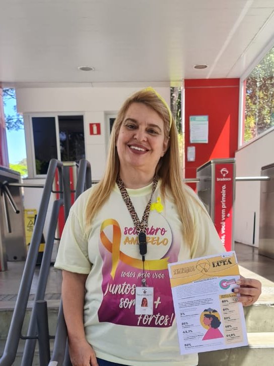 spbancarios's tweet photo. Alô Cidade de Deus, estamos por aqui unidos em prol da campanha Setembro Amarelo💬🤐 O silêncio em torno do assédio no trabalho perpetua a cultura do medo. Lideranças devem inspirar, não intimidar. #AVidaAcimaDoLucro https://t.co/jITM4QWhaD
