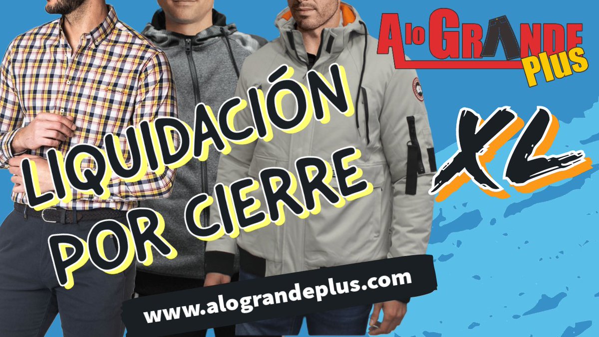 alograndeplusXL's tweet photo. 🌠ÚLTIMOS DÍAS
😮😮9€,, 15€,, 20€,, 25€,, 29€😮😮
👗👖👕🎽 Moda XL
🛒https://t.co/h7W9dYijei

#ÚLTIMOS #Días #liquidacion #liquidaciontotal #final #xl https://t.co/9wdCt8ONBW