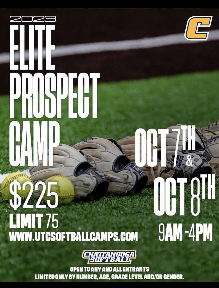 Only a few spots remain for Saturday the 7th, and 20 or so left for Sunday. Reserve your spot today for our prospect camp !!