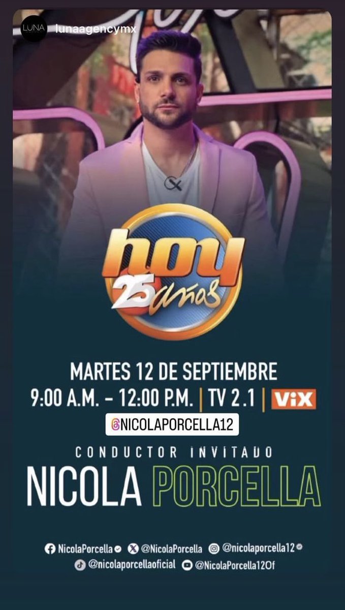 TereSanche44113's tweet photo. #NicolaParaHoy la motivación que necesitamos por las mañanas para ser más felices 🤩#NicolaPorcella #nicoxhoy #programa_hoy https://t.co/QxznnRPbAo