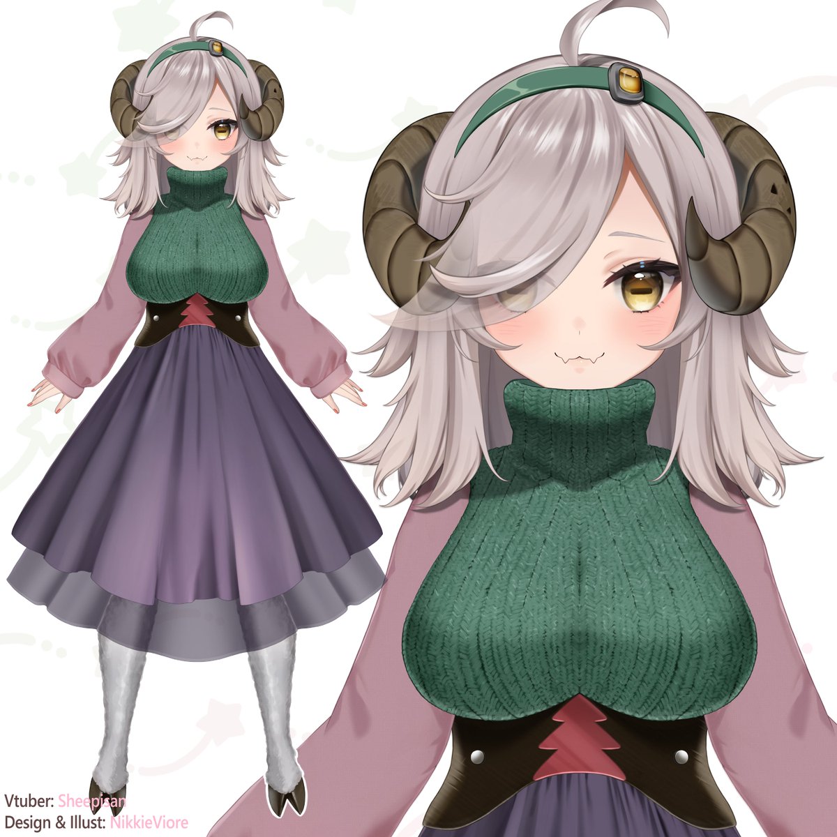 Sheepisan • しーぴさん💚 | 🐑🧬Vtuber tweet media