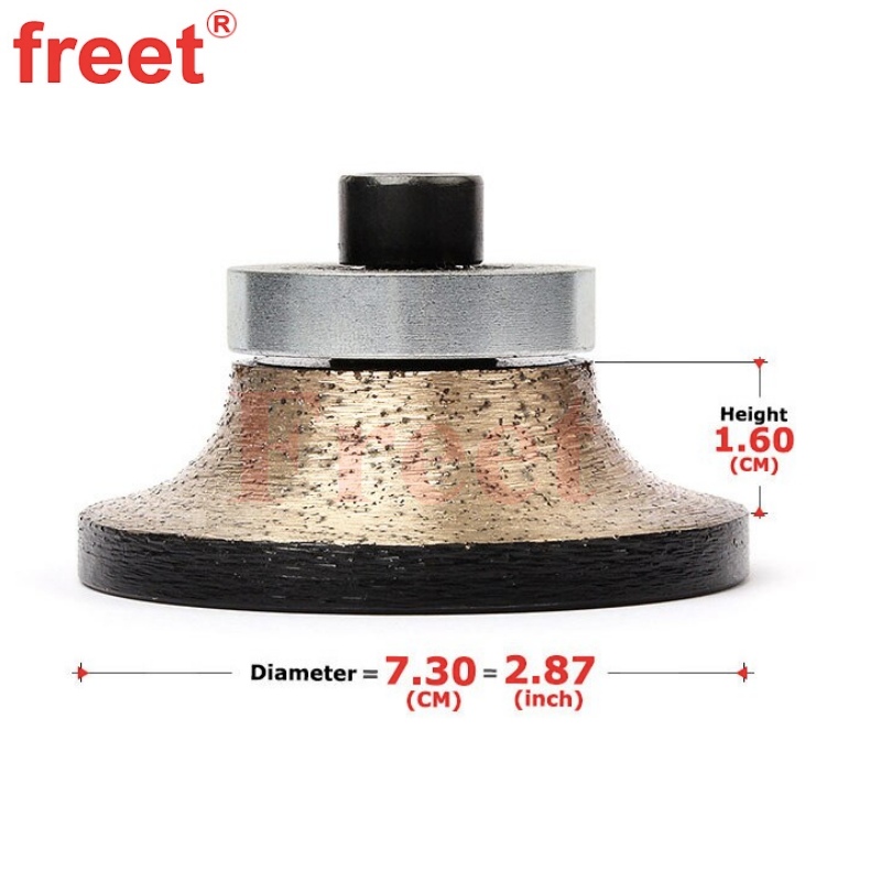 Ftdiamondtools's tweet image. Sinter Diamond Profiling Wheels A shape Eased Granite Router Bits With M10 Thread
#DiamondTools #Routerbits #profilingwheels