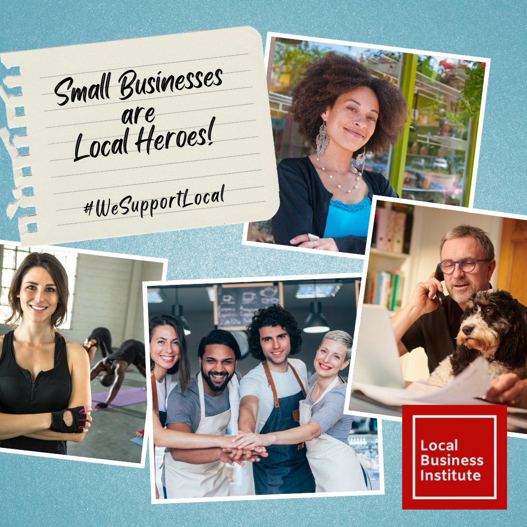 Small Businesses are Local Heroes! These are the people who put their hearts and souls into serving our community. Show them some love! 
❤️ #WeSupportLocal #SmallBusinessHeroes