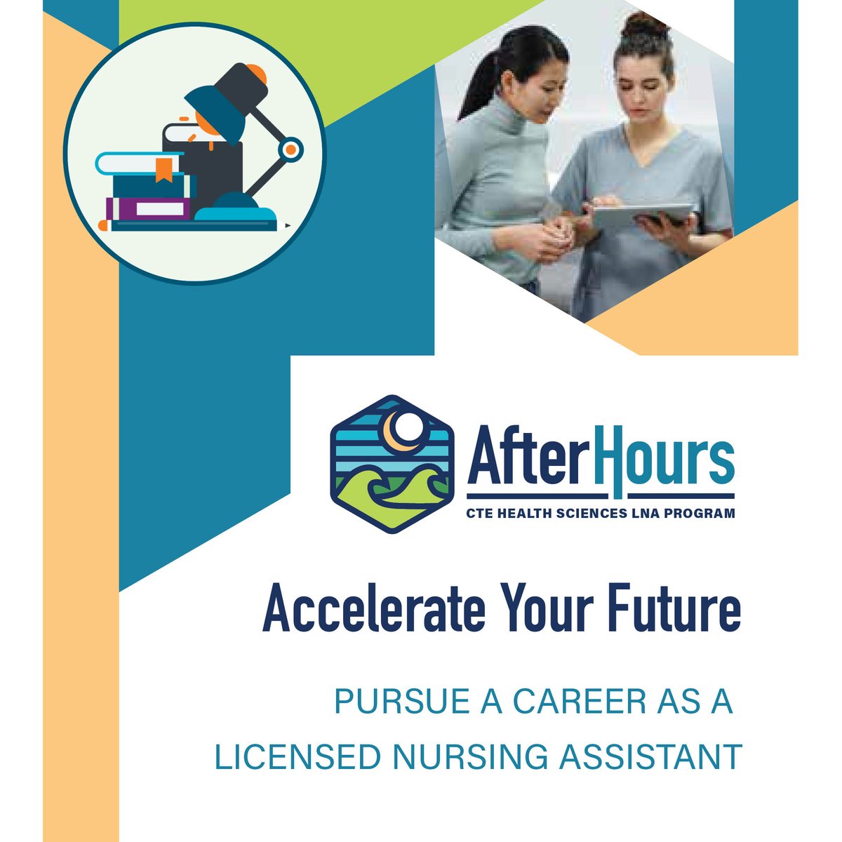 HealthForceNH's tweet image. Accelerate your future with After Hours, a FREE CTE Health Sciences LNA Program being piloted by the @DALCNH and the Dover Regional Center and Technical Center. This project is a resource for eligible students to gain knowledge for their future. 

bit.ly/3PzZtVn