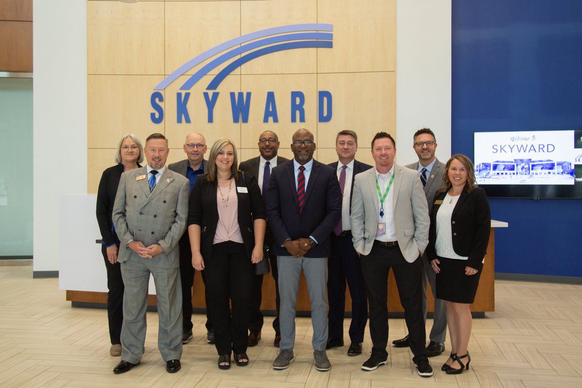 We had the pleasure of welcoming the <a href="/UWStevensPoint/">UW-Stevens Point</a> Chancellor's Advisory Council this morning!

After holding their quarterly meeting, <a href="/UWSPChancellor/">Chancellor of UWSP</a> Thomas Gibson and council members enjoyed a tour of our office space. Leading the tour was Tim Casey, vice president of our