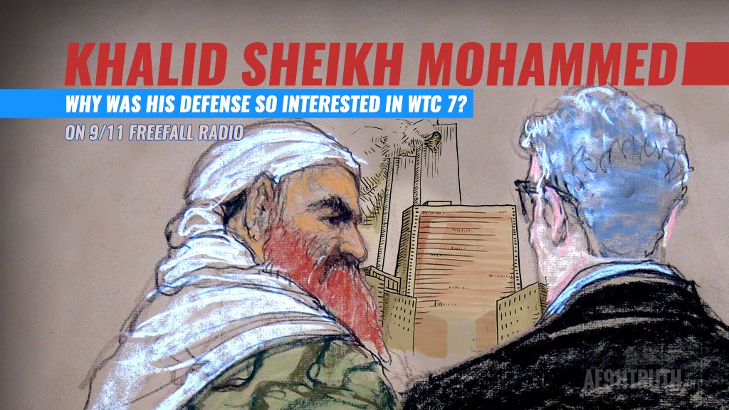 Why was Khalid Sheikh Mohammed’s defense so interested in WTC 7? In this very informative episode of 9/11 Free Fall, Andy Steele is joined by Linda Forsythe of the news organization, @Linda4CVINE, which has been meticulously following the developments surrounding the military