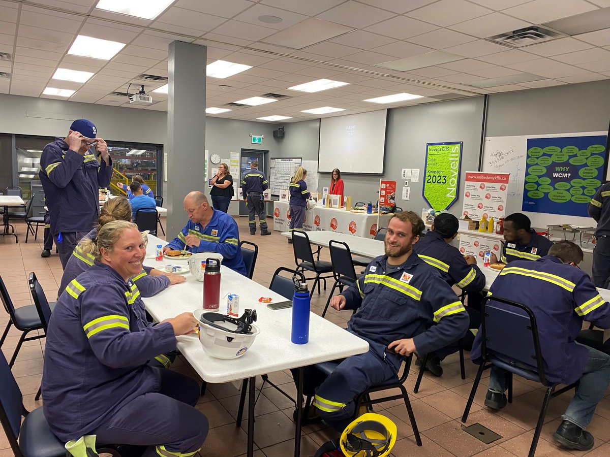 unitedwaykfla's tweet photo. A big shoutout📢to the teams at @novelis in #ygk who organized their annual kick-off BBQs in support of United Way KFL&A.
Thanks for the continued #locallove and #support and best of luck with your workplace campaign. 📷
#support #community #ygk #kickoff23 #uwkfla #campaign https://t.co/RbniImVRP4
