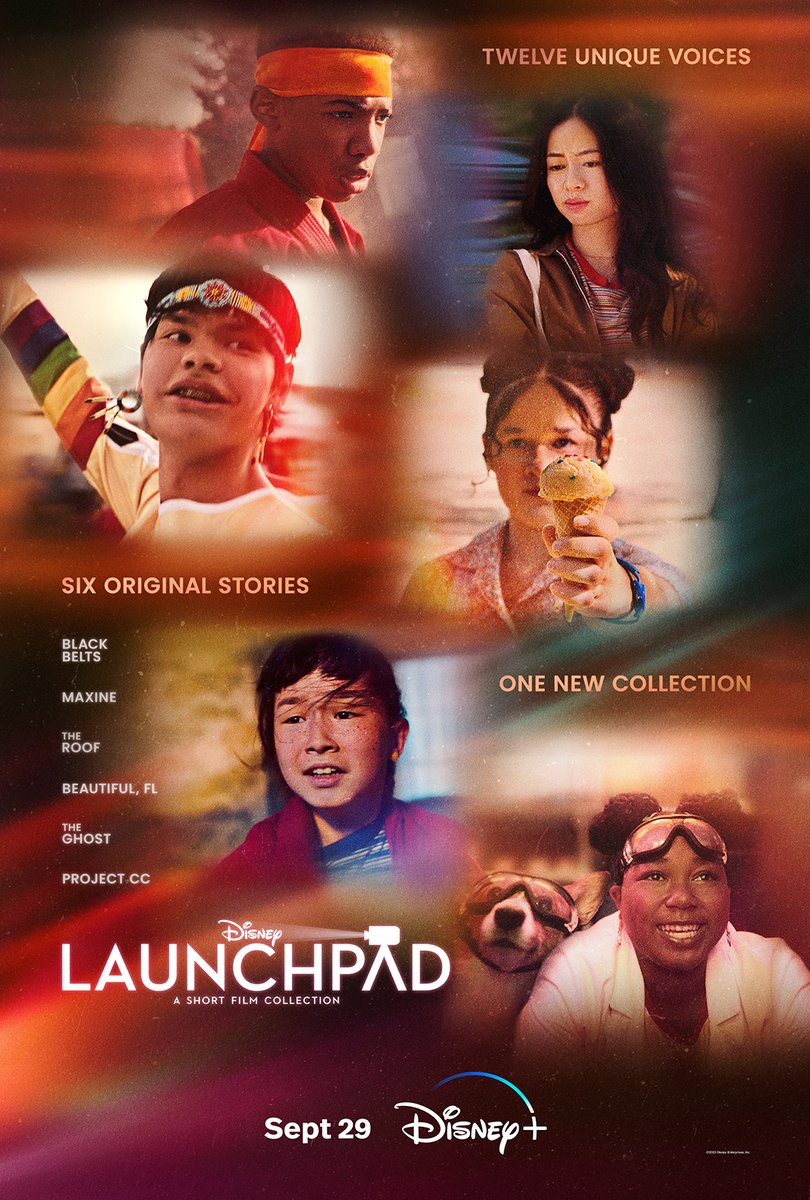 Twelve unique voices, six original stories, one new collection. Disney's #LaunchpadShorts streams only on @DisneyPlus September 29.
