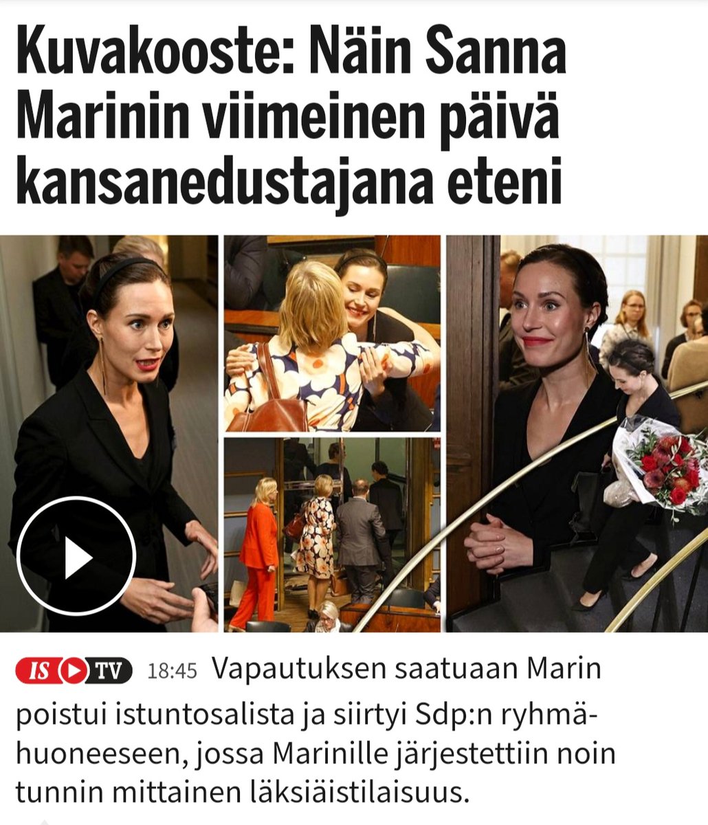 Mediaorkesteri soittaa, kun jäävuoreen ajanut ex-kippari kiipeää pelastusveneeseen. Suomi ja sen sosiaalidemokratia yhdessä artikkelissa. #uppoavalaiva #vanhatnuoretnaisetensin