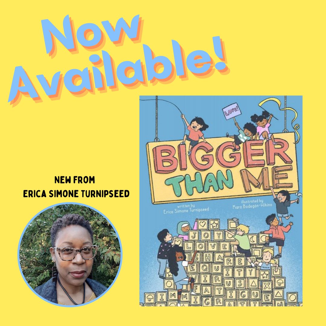 Great Dog Literary (@greatdoglit) on Twitter photo Happy Book Birthday to BIGGER THAN ME! It’s the perfect picture book for talking about resilience and community in our current times. bookshop.org/p/books/bigger… <a href="/TurnipseedErica/">Erica Simone Turnipseed (she/her)</a> Happy Book Birthday to BIGGER THAN ME! It’s the perfect picture book for talking about resilience and community in our current times. bookshop.org/p/books/bigger… <a href="/TurnipseedErica/">Erica Simone Turnipseed (she/her)</a>