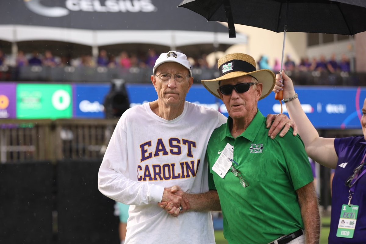 𝑩𝒊𝒈𝒈𝒆𝒓 𝒕𝒉𝒂𝒏 𝒕𝒉𝒆 𝒈𝒂𝒎𝒆!

Incredible story on the bond between Marshall and East Carolina featured by ESPN today.

Special thanks to @ClowESPN for making the trip to Greenville and capturing the raw emotion behind our history together. 

🔗: es.pn/3PAiqaD