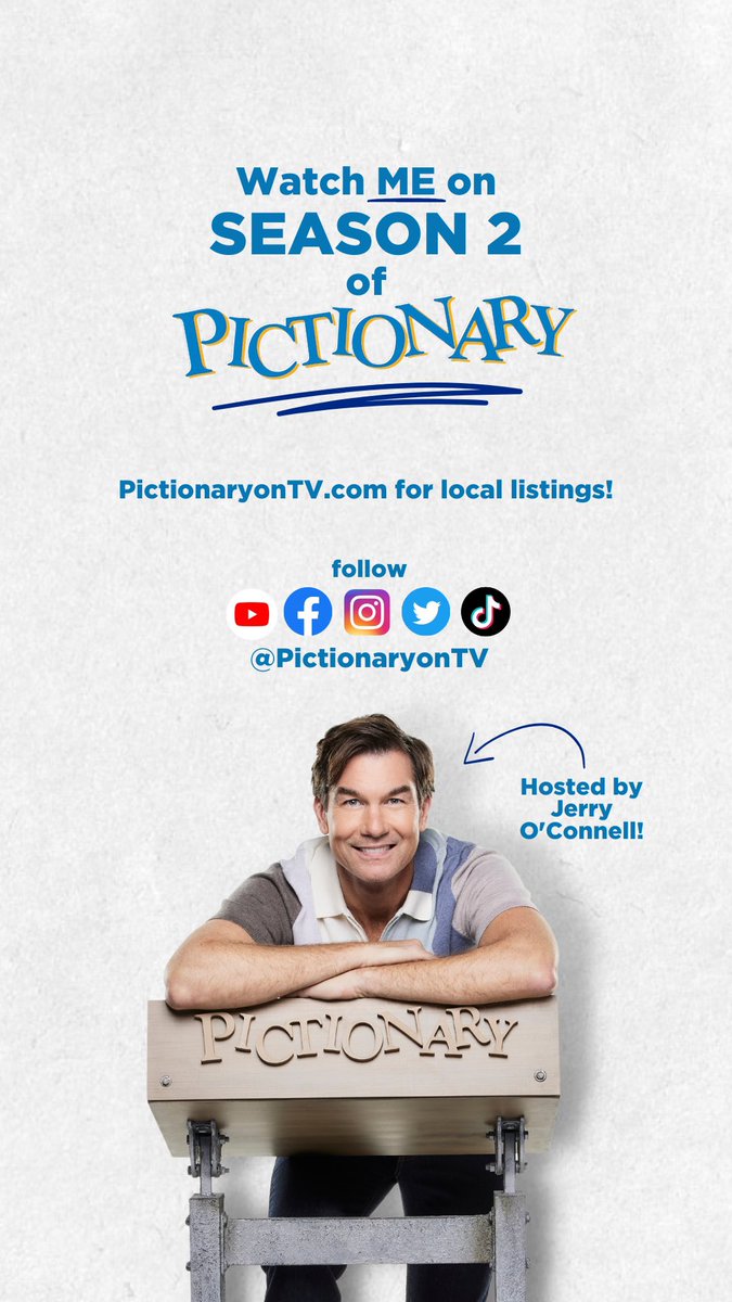 ScottyApex's tweet image. It’s PREMIERE WEEK for @Pictionaryontv hosted by #JerryOConnell and I’m going to be on the show this season!!! They are also giving everyone at home the chance to play &amp;amp; win everyday. Tune in and be on the lookout for my episode. #pictionary #foxfirstrun