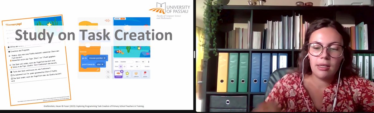 Really enjoying hearing about the Litterbox project for formative assessment on Scratch projects as well as related research at the #RPFSeminars with Luisa Greifenstein from @UniPassau