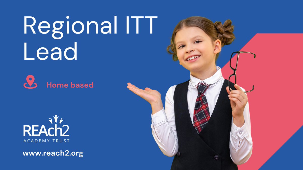 REAch2JOBS's tweet photo. Regional ITT Lead!
We are seeking an exceptional individual to cover the south and east of England as one of two Regional ITT Leads to support the leadership of our Primary and EYFS Teacher Training. Interested? Please visit:
https://t.co/CgPqbgEWfQ https://t.co/1TfEq310rH