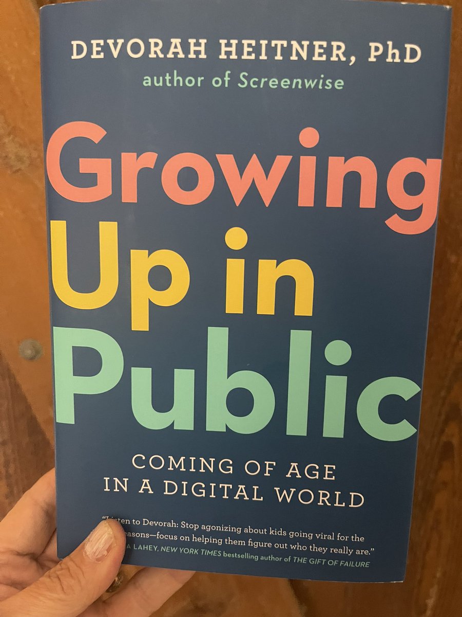 Growing Up Digital by @DevorahHeitner is your MUST read. Wise. Insightful. Relevant. Necessary. Everything you need to know about raising #digital kids and #teens. #parenting