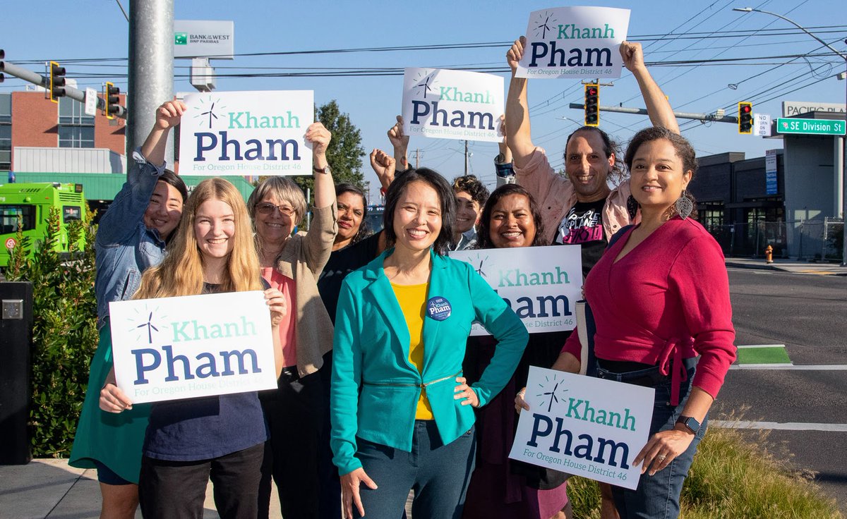 Khanh Pham for Oregon (@khanhphamforor) on Twitter photo 📣I'm excited to announce my campaign for OR State Senate District 23! 🎉Join my kick off Oct 7th & launch my campaign with the strong community presence at the heart of my service & leadership. RSVP to teamphamoregon@gmail.com. #KhanhForSenate #orpol #CampaignKickoff 📣I'm excited to announce my campaign for OR State Senate District 23! 🎉Join my kick off Oct 7th & launch my campaign with the strong community presence at the heart of my service & leadership. RSVP to teamphamoregon@gmail.com. #KhanhForSenate #orpol #CampaignKickoff