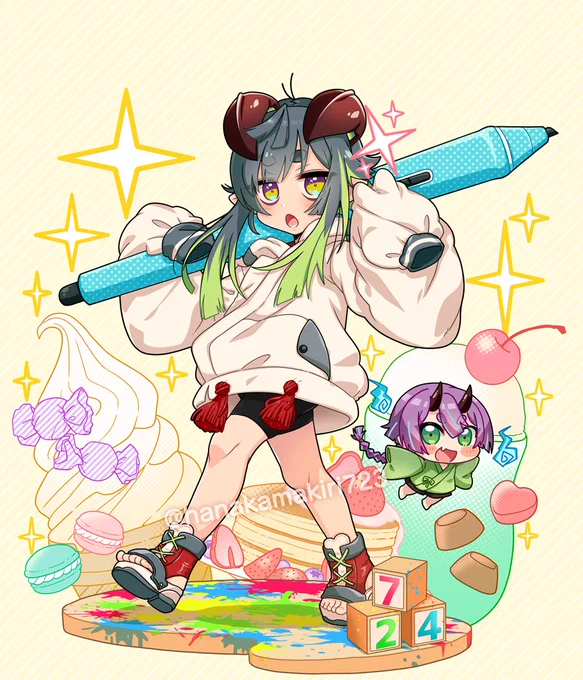 元絵はこちら!  