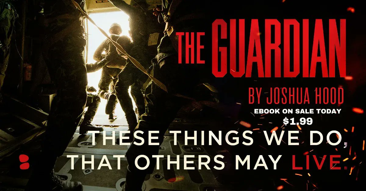 🚨 #BOOKSALE ALERT! 🚨 LIMITED TIME ONLY 🚨 Get it for just $1.99 on #Kindle: buff.ly/3PdOzmY #THEGUARDIAN by @joshuahoodbooks is infused with the author’s own experience as a parachute infantryman, this high-octane thriller will throw you deep into the African jungle.