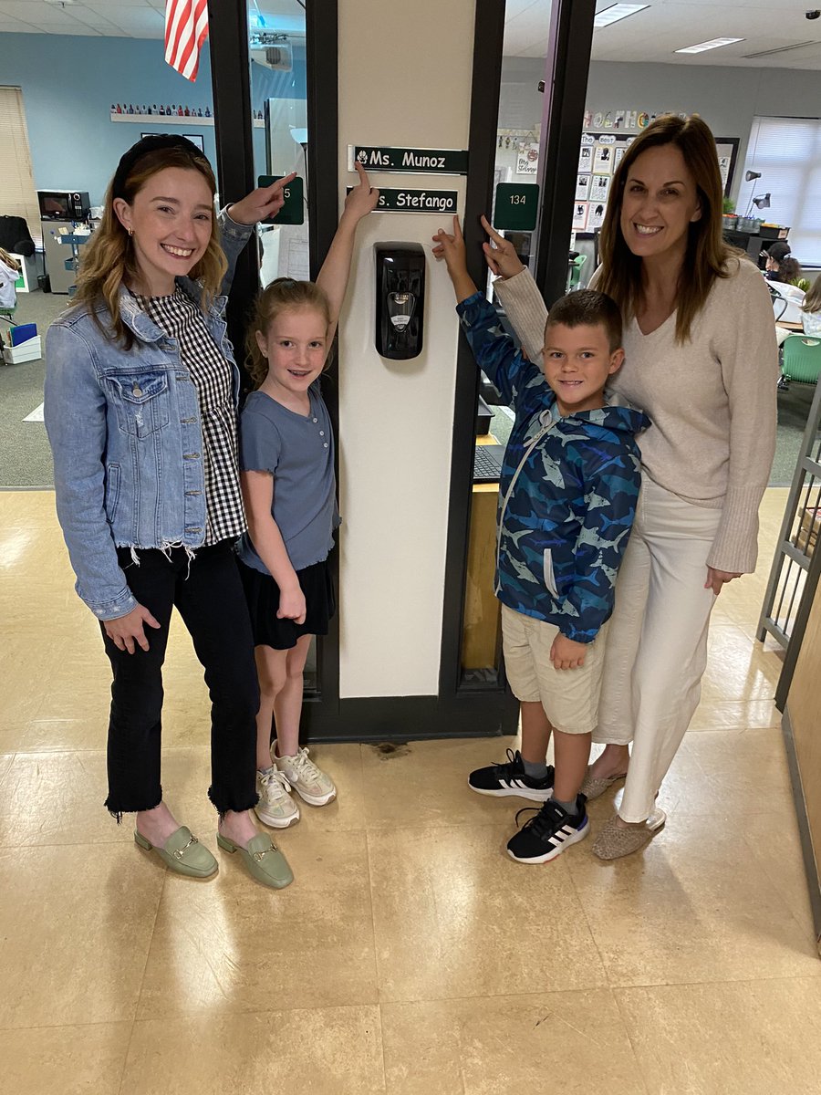 Thank you to Chapman PTO for providing matching nameplates for our staff 💚These will help students and guests navigate the building.