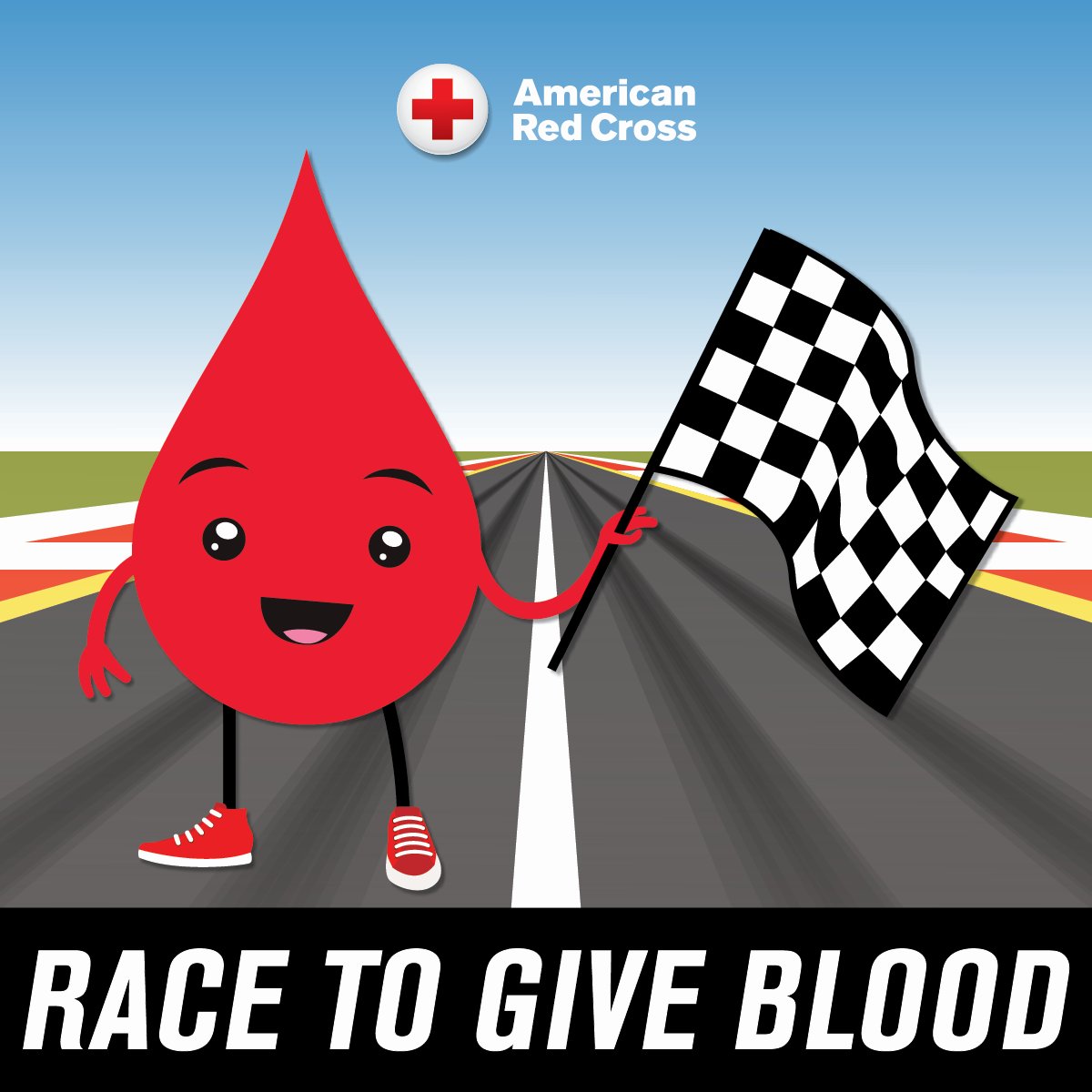On your marks. Get set. GO! Make tracks to help overcome a Red
Cross blood shortage by Sept. 30 for a chance at a VIP NASCAR
racing experience. Plus snag a free Sport Clips haircut coupon by
email. Book now &amp; race in to give blood: rcblood.org/3DYMdDu
(T&amp;C; other entry)