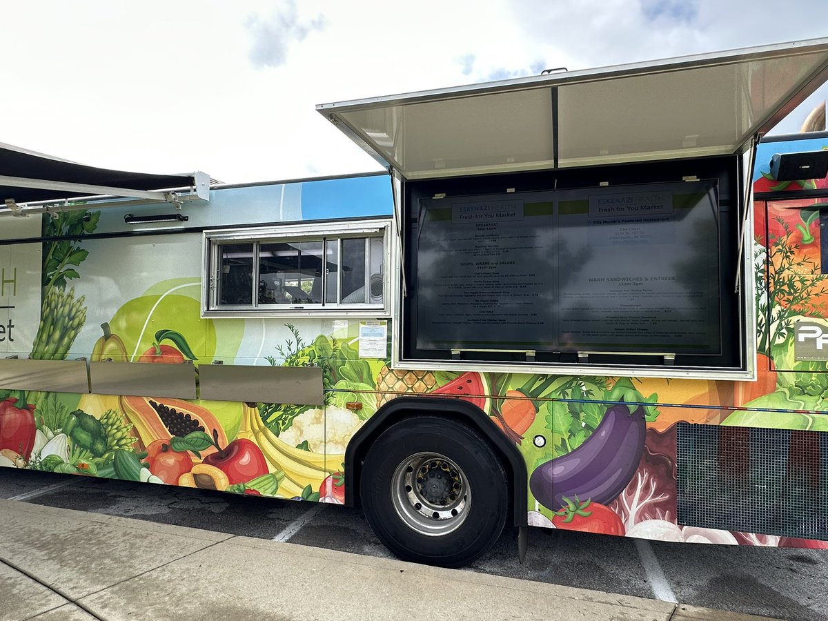 Every parent’s dream is to see their kids be successful after they leave the comfort of the nest. We’re so proud of our former bus who went from transporting people to feeding them. Have you checked out the @EskenaziHealth Fresh For You Market Bus yet?