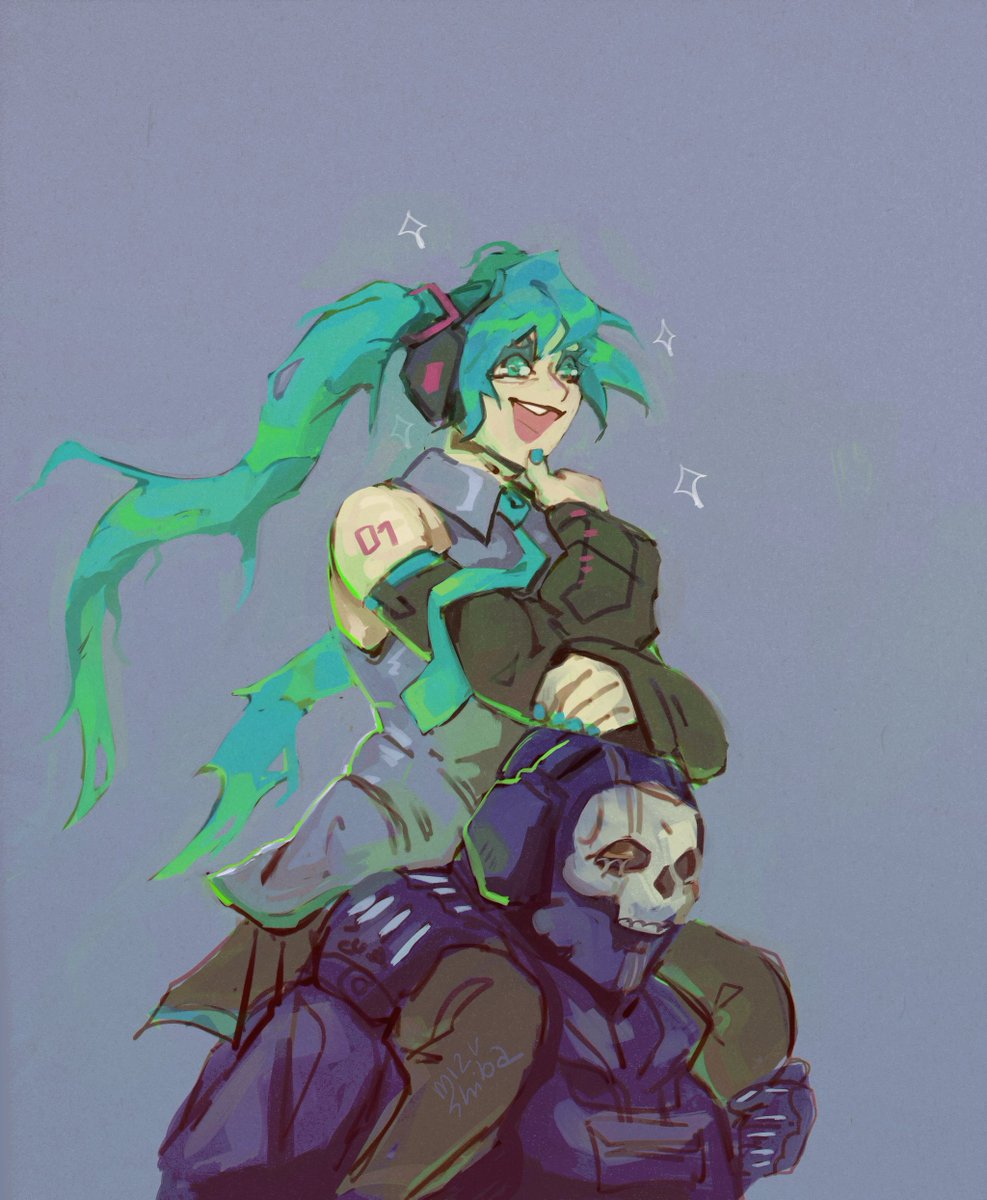 MizuShibaPL's tweet photo. i think they would be besties

#mw3 #miku https://t.co/c0p6JmUSJ1