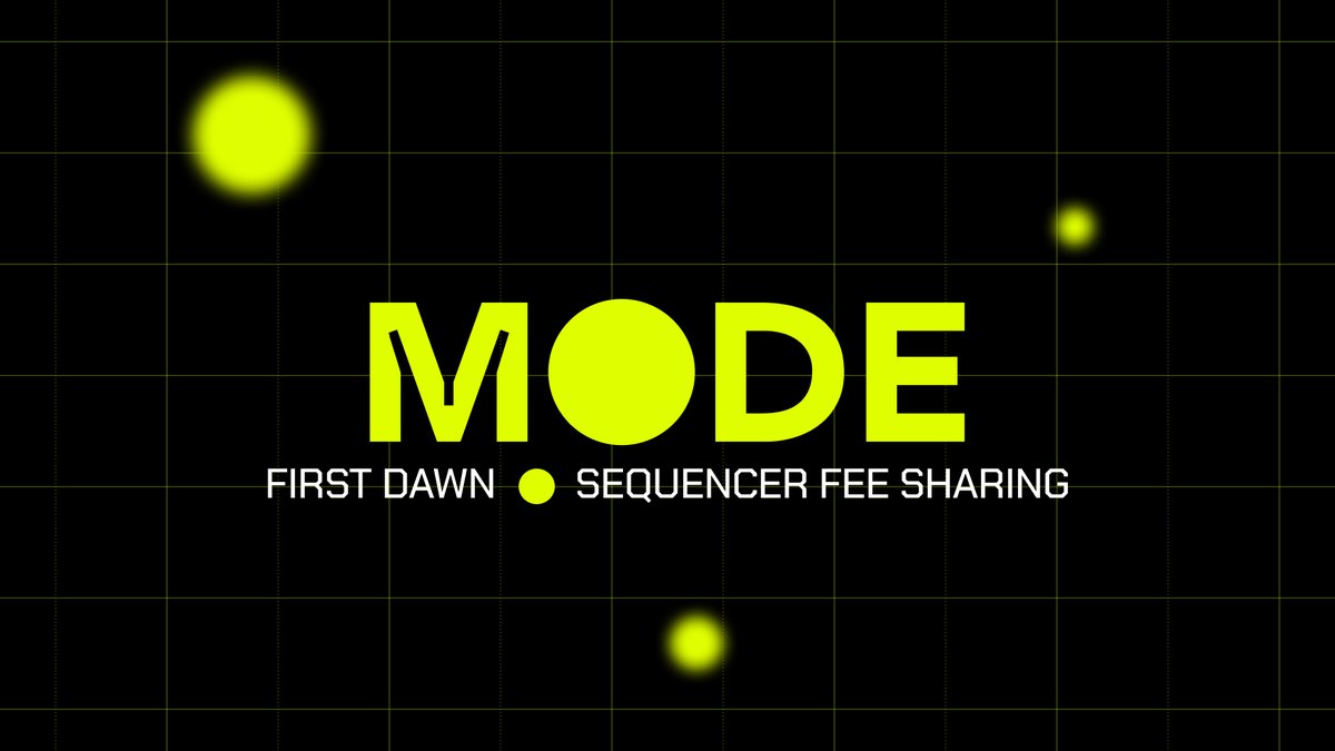 The next phase of the Mode 🟡 First Dawn campaign is live!

Test your knowledge on how the Sequencer Fee Sharing Module empowers developers and fuels the network’s growth.

You have until September 17th, 23:59 UTC 📆

Get started ❯❯ galxe.com/mode/campaign/…