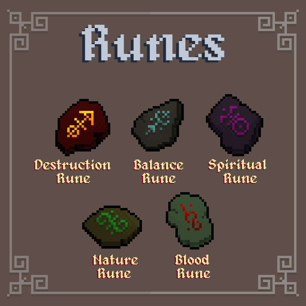 OffensiveRafa's tweet photo. New assets [Runes].
#Pixelart #IndieGame #Unity2D #RPGProject #PixelArtist #GameDev #RPGGame #Programming #GameMaker #Aseprite #IndieGameDev #2DGame #PixelGame #TopDownRPG #PixelDesign https://t.co/HKHNPiXlhl