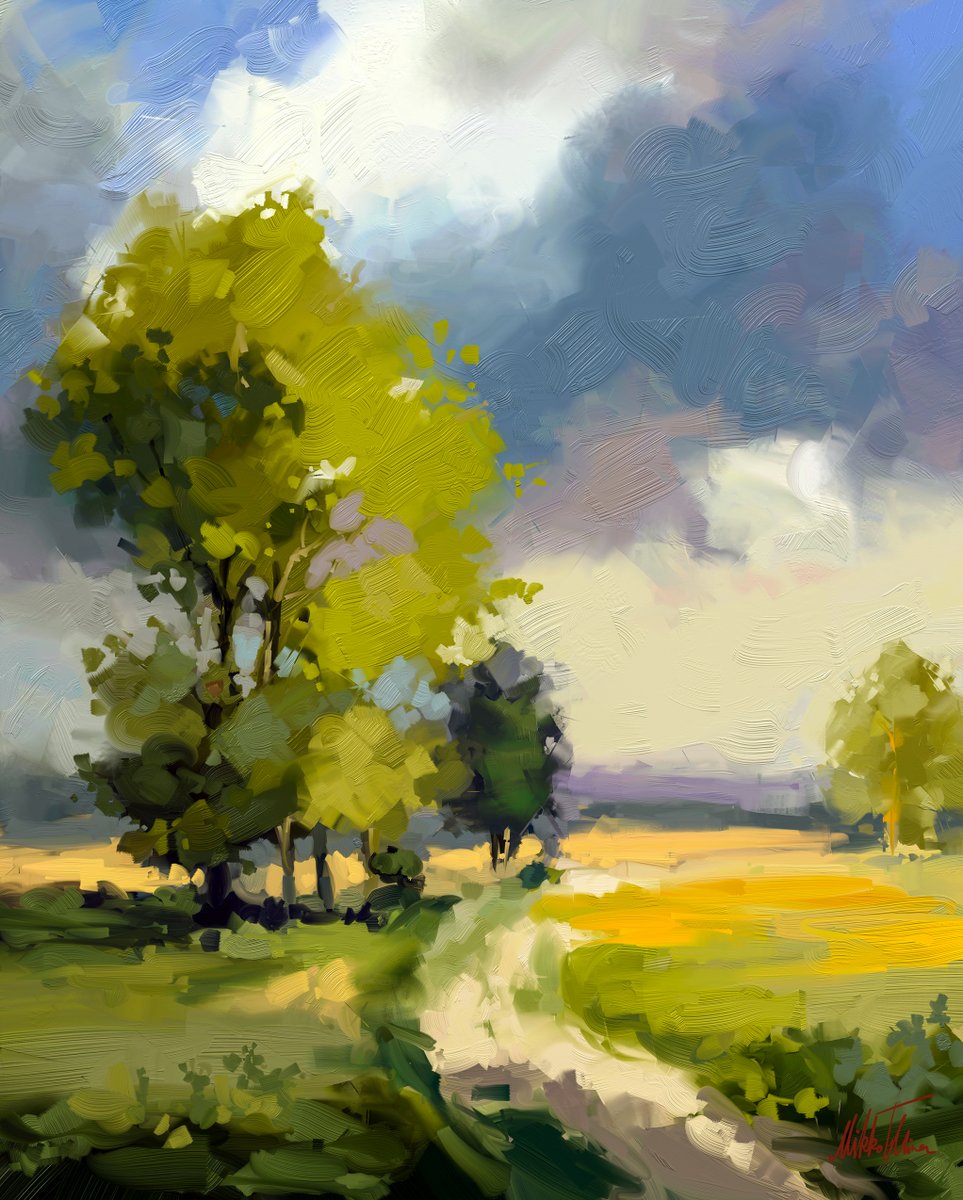 MikkoTyllinen's tweet photo. ~ Summer road impresiones ~
Digital oil painting

#artrage #painting #digitalpainting #landscape #ArtistOnTwitter https://t.co/bsdByKdFHA