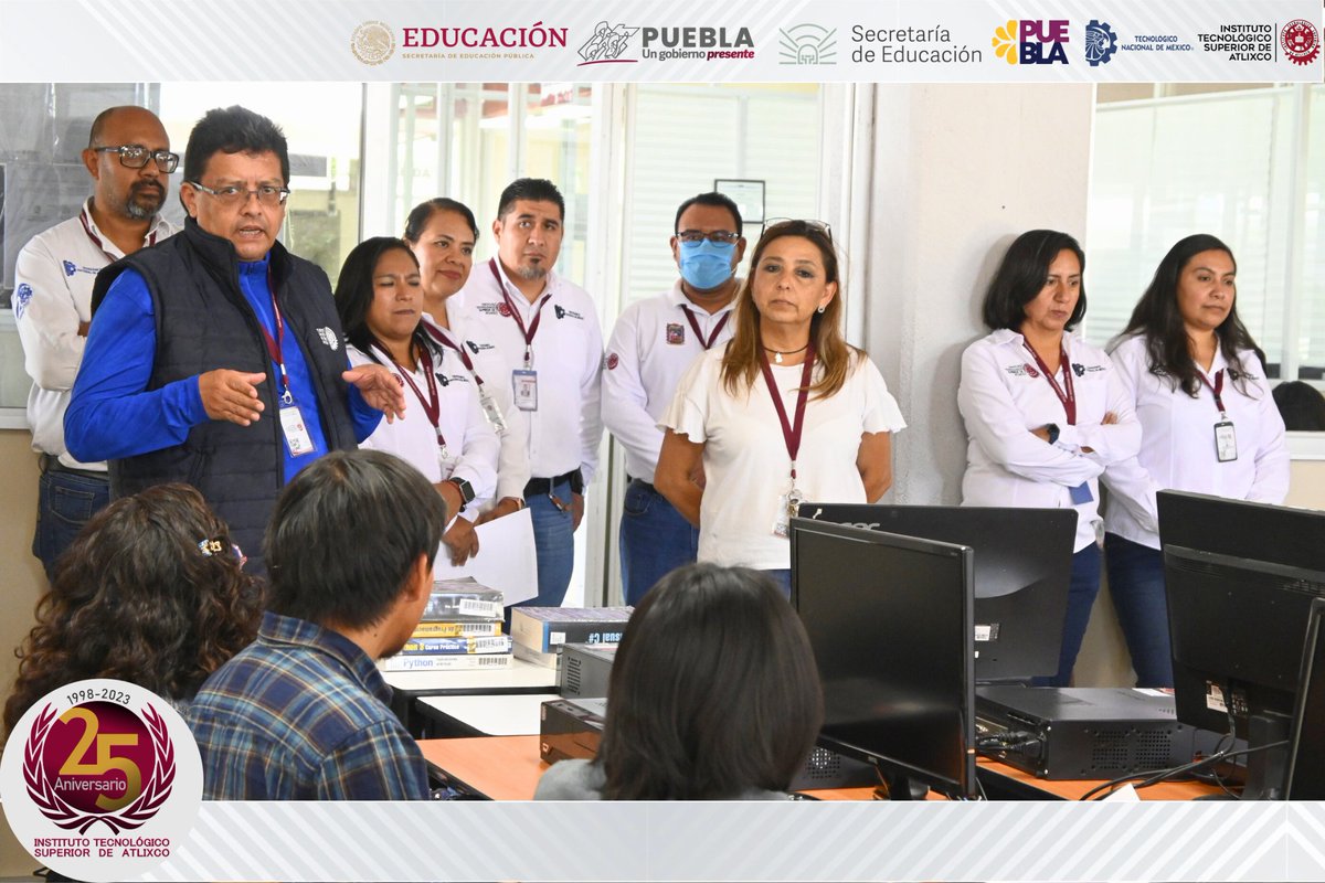 TecAtlixco's tweet image. #SistemasComputacionales |Estudiantes de la Ingeniería en Sistemas Computacionales del @TecAtlixco  participaron en el " Concurso de Programación #Codingcup #TecNM2023 "
Los estudiantes de diferentes semestres desarrollaron habilidades con programas de JavaScript, Python, PHP.