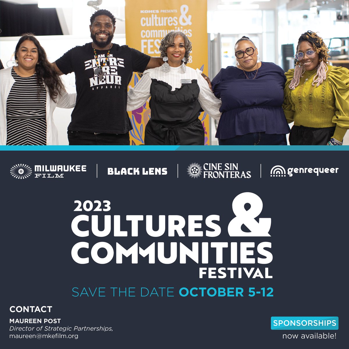 Grab your tickets to the <a href="/mkefilm/">Milwaukee Film</a> Cultures &amp; Communities Festival, one of the largest cultural celebrations combining groundbreaking films, performances by local and national artists and more. #CCFMKE 

Learn more at: mkefilm.org/ccf