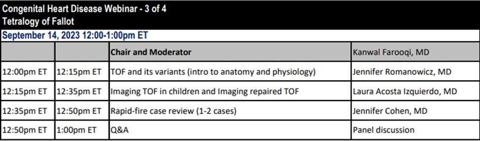 Kfarooqi's tweet photo. 🔥🔥FABULOUS @Heart_SCCT  Webinar planned for this Thursday with an impressive list of #WIC speakers covering everything you ever wanted to know about #yesCCT in tetralogy of Fallot. I'm moderating!
Register today 👉https://t.co/NpXPkJilGy
@anjali_chelliah @purviparwani @iamritu https://t.co/DFQAmjnjuz