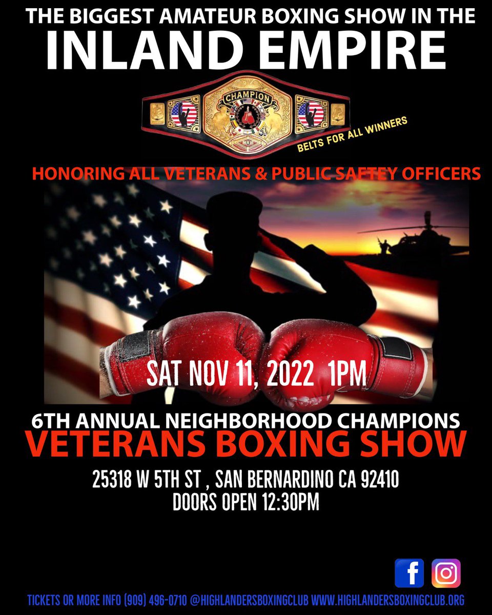 YarnallElijah's tweet photo. 6th Annual Veterans Boxing Show
Message me to sponsor(tax write off)
Also to get your tickets to watch me fight 🥊

#boxing https://t.co/anbRpX8xLA