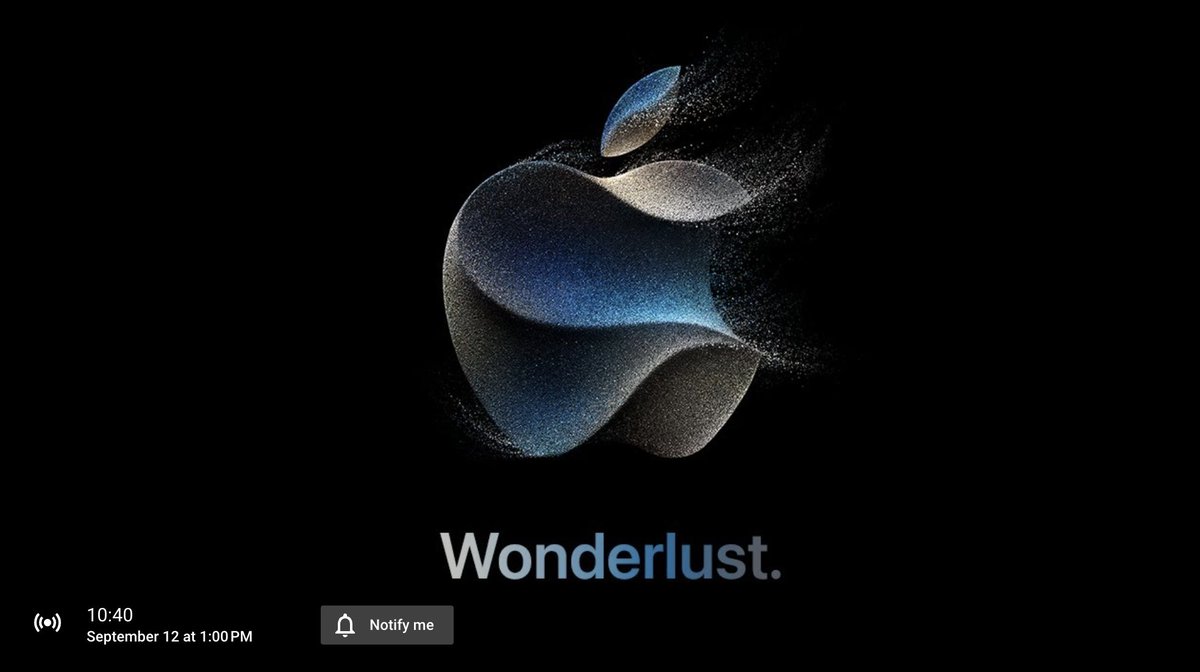 MKBHD's tweet image. 10 minutes til the #AppleEvent livestream starts: youtube.com/live/ZiP1l7jlI…