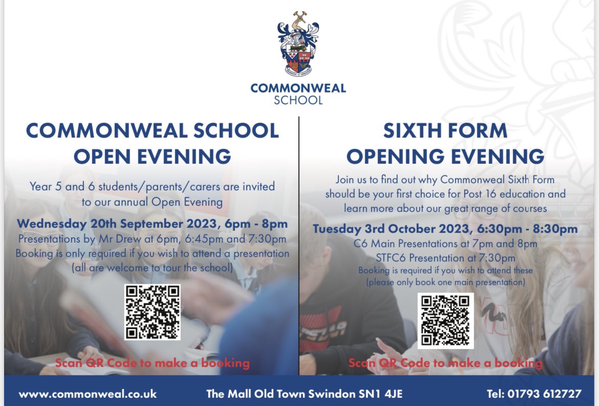 Come and see what we do.
Wednesday 20th September and Tuesday 3rd October.

Lots to see and hear as you visit our wonderful school.